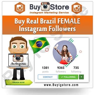 Buy Brazil FEMALE Instagram Followers