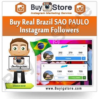Buy Brazil SAO PAULO Instagram Followers
