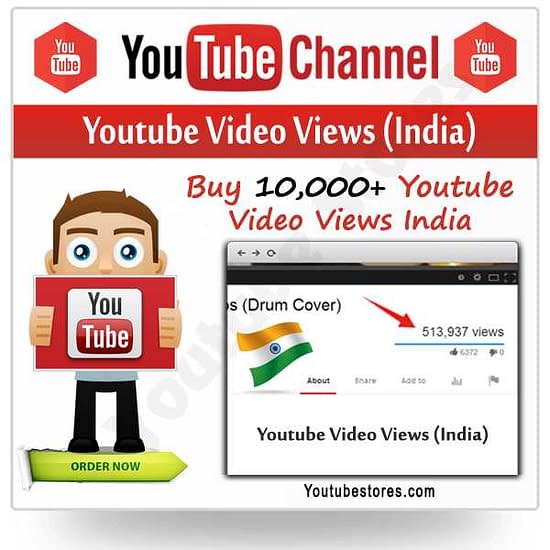 India Youtube Video Views