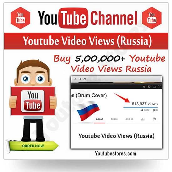 Russia Youtube Video Views