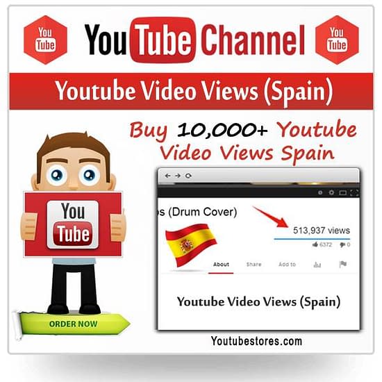 Spain Youtube Video Views