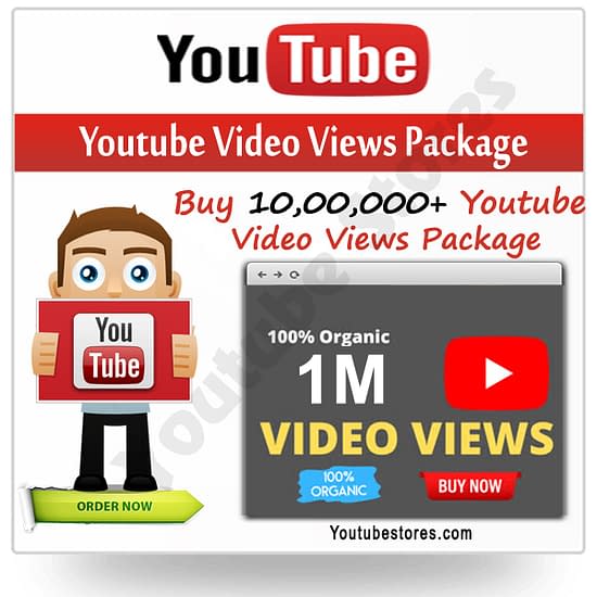 Buy Youtube 1m Views Package