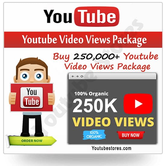 Buy Youtube 250k Views Package