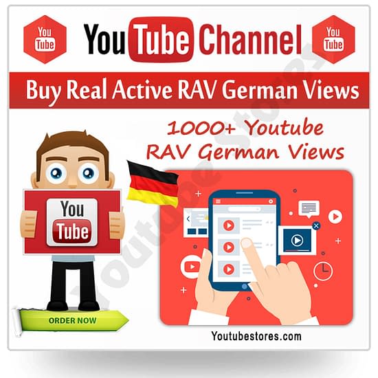 Buy Youtube Unique RAV German Views