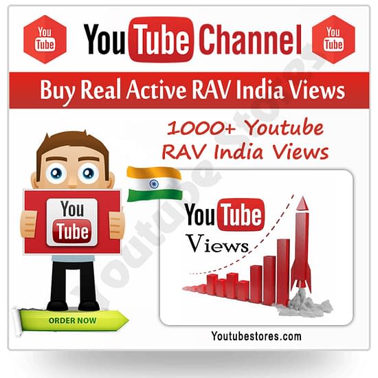 Buy Youtube Unique RAV India Views