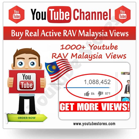 Buy Youtube Unique RAV Malaysia Views