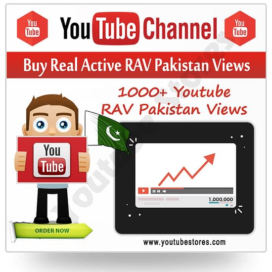 Buy Youtube Unique RAV Pakistan Views