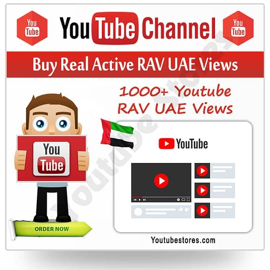 Buy Youtube Unique RAV United Arab Emirates Views