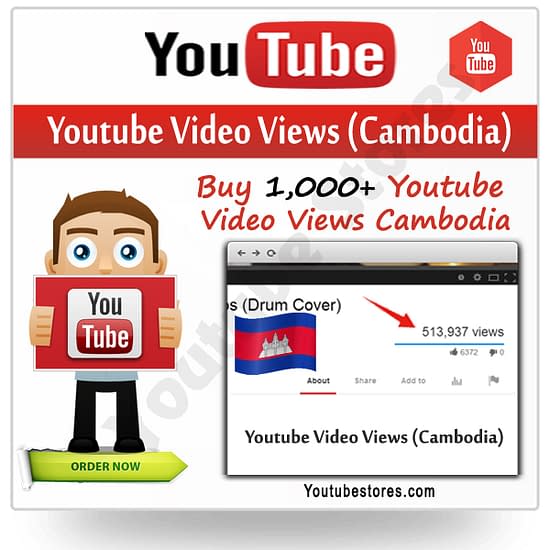 Buy Youtube Video Views (Cambodia)