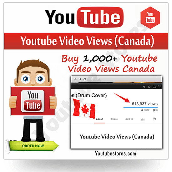 Buy Youtube Video Views (Canada)