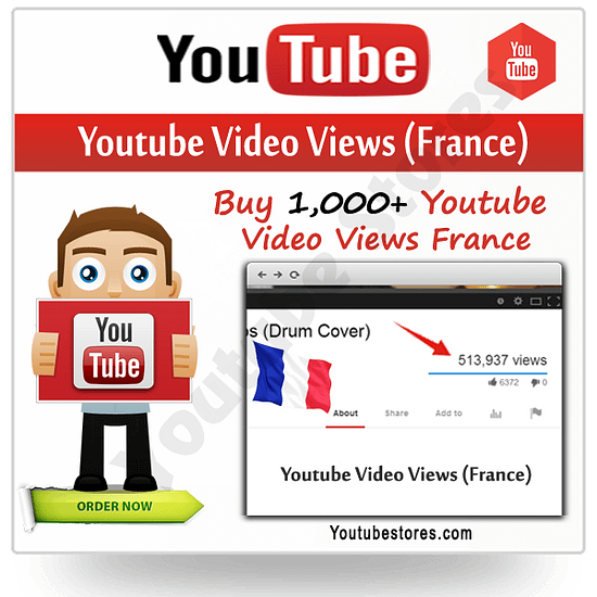 Buy Youtube Video Views (France)