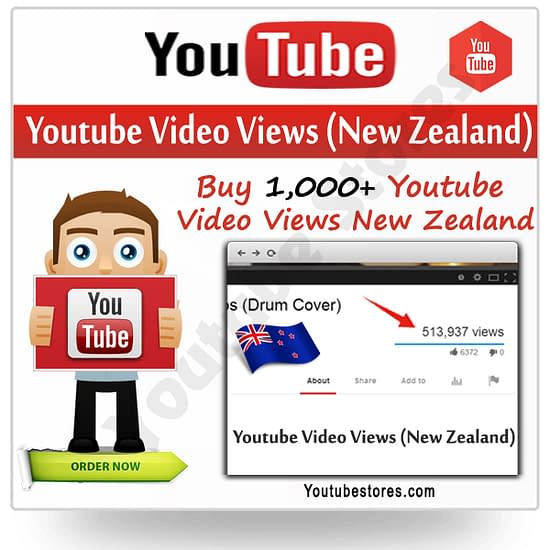 Buy Youtube Video Views (New Zealand)