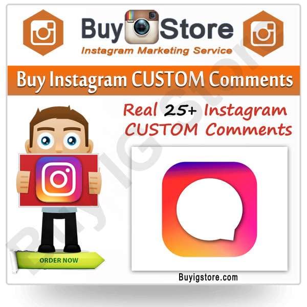 Buy Instagram CUSTOM Comments