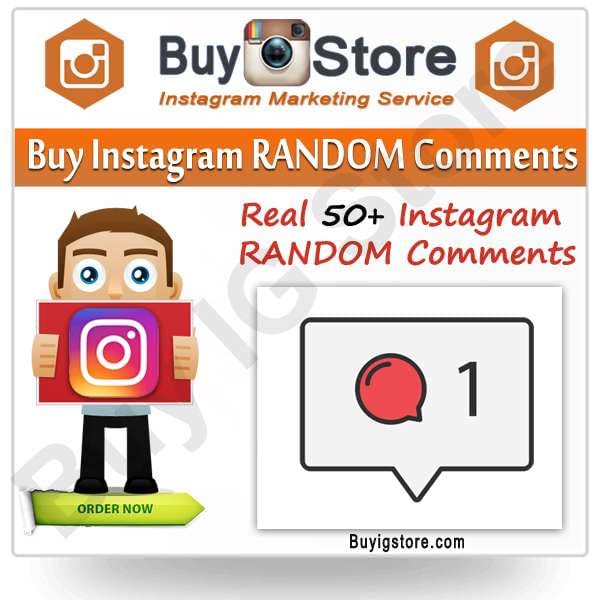 Buy Instagram RANDOM Comments