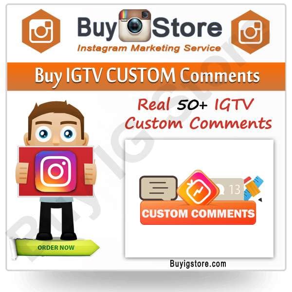 Buy Instagram TV CUSTOM Comments