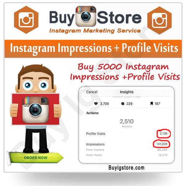 Instagram Impressions Profile Visits